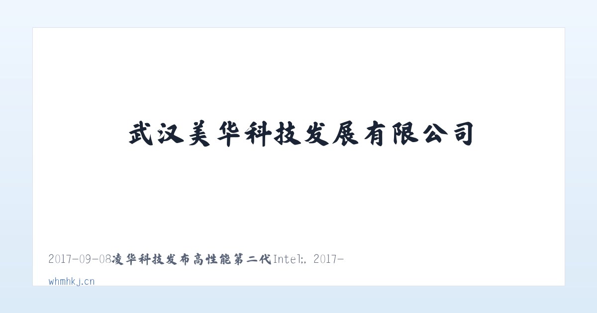 武汉美华科技发展有限公司 主图